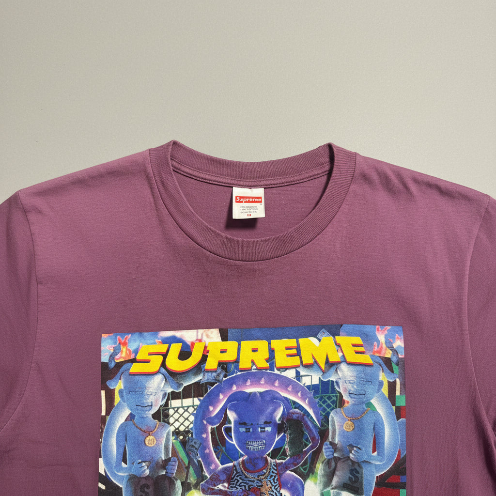 Supreme Richest Tee 'Plum'