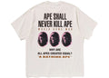 BAPE Slogan Relaxed Fit Tee Mens