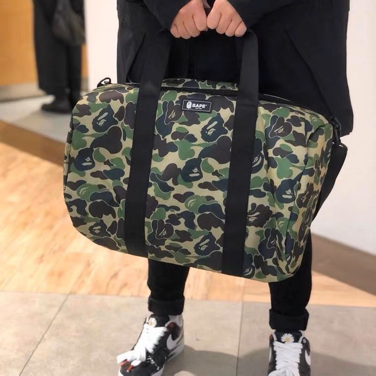 Bape Duffle Bag Camo Green