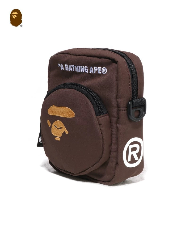 Bape Shoulder Crossbody Bag Brown
