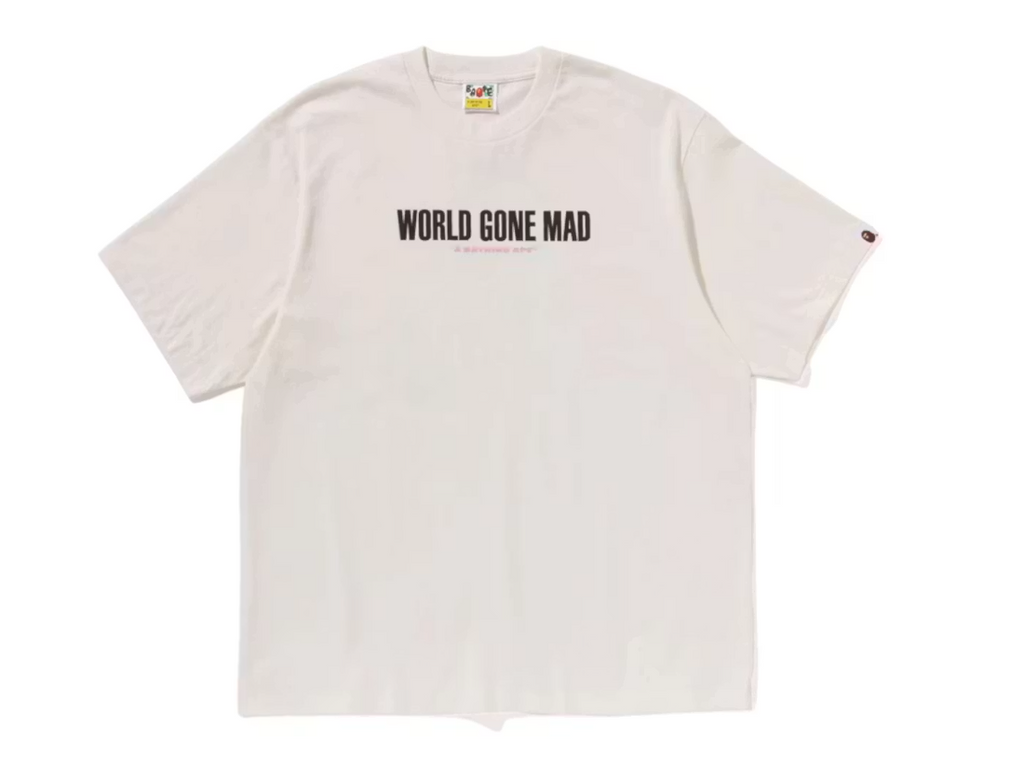 BAPE Slogan Relaxed Fit Tee Mens
